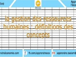 Les concepts de la gestion des ressources humaines