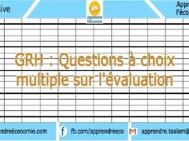 QCM sur l'évaluation