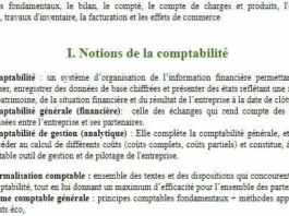 Lexique de la comptabilité générale (ou financière)