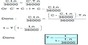 Terme échu ,à échoir, taux effectif