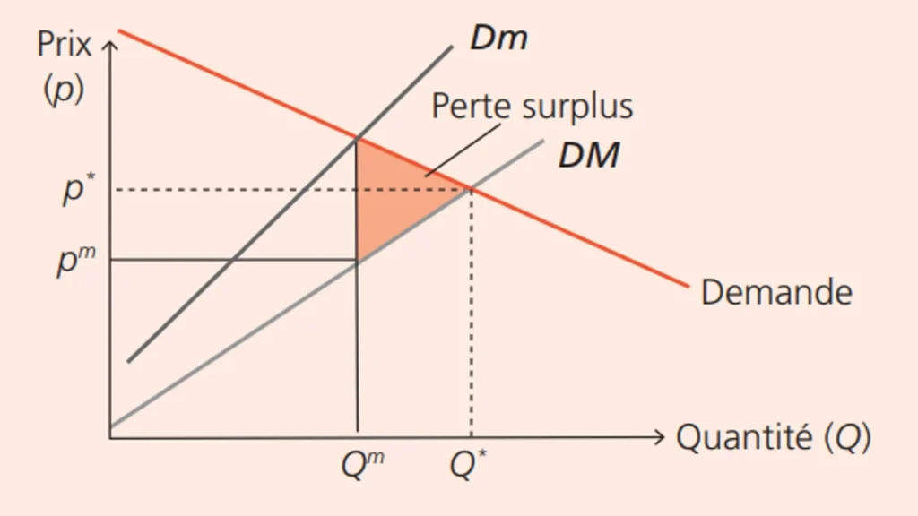 Surplus et efficacité en situation de monopsone