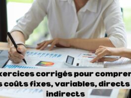 10 exercices corrigés pour comprendre les coûts fixes, variables, directs et indirects