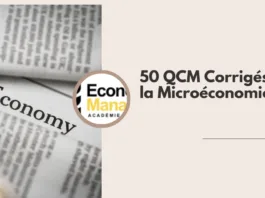 50 QCM Corrigés sur la Microéconomie