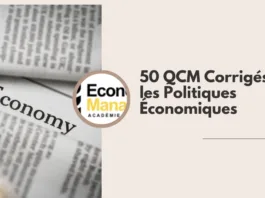 50 QCM Corrigés sur les Politiques Économiques