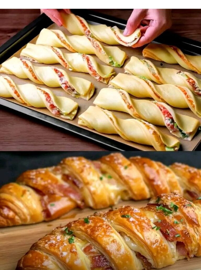 Cheesy Chicken Twist Pastries