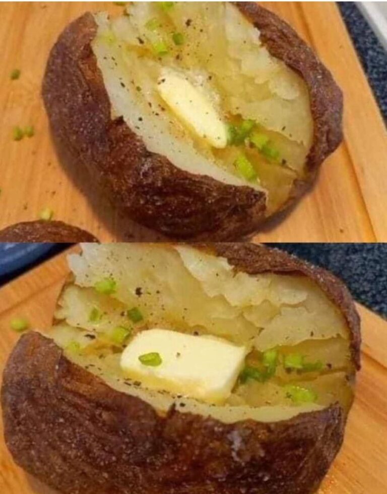 Classic Baked Potato with Butter and Chive