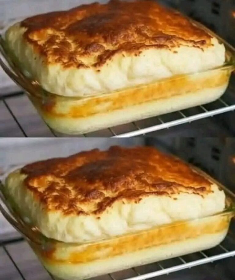 Fluffy Custard Cloud Cake Recipe