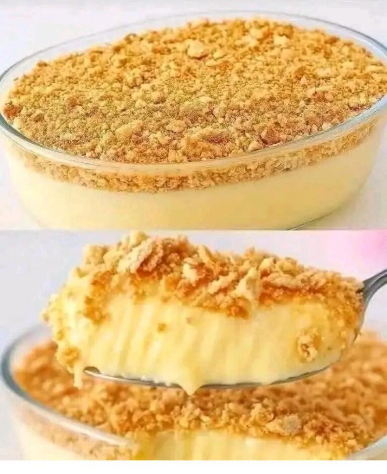 Creamy Biscuit Custard Dessert