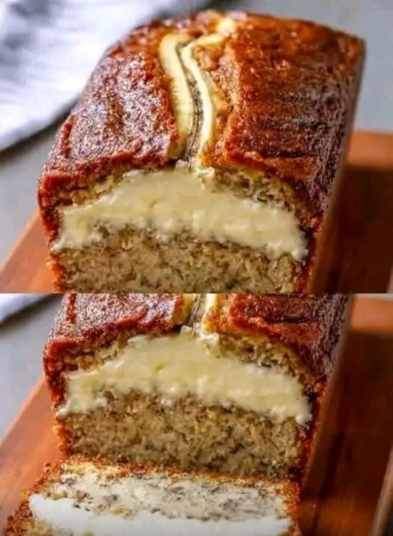 Banana Bread with Cream Cheese Filling Recipe