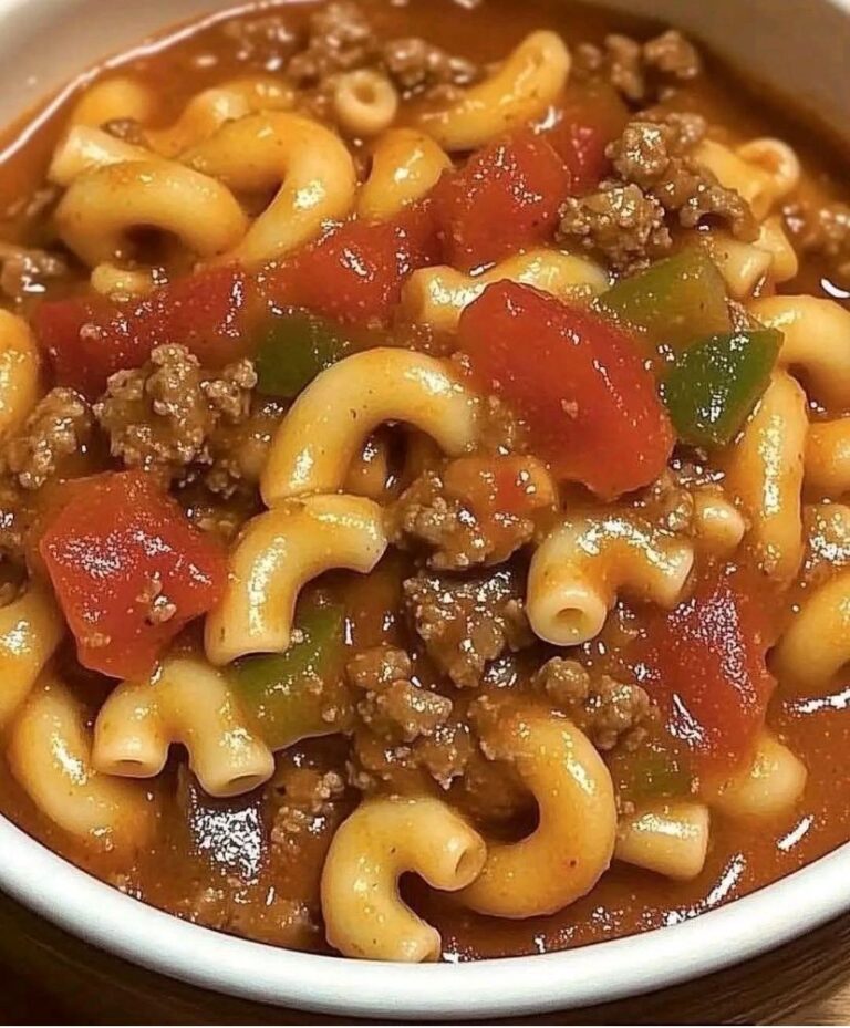 Beef and Tomato Macaroni Skillet