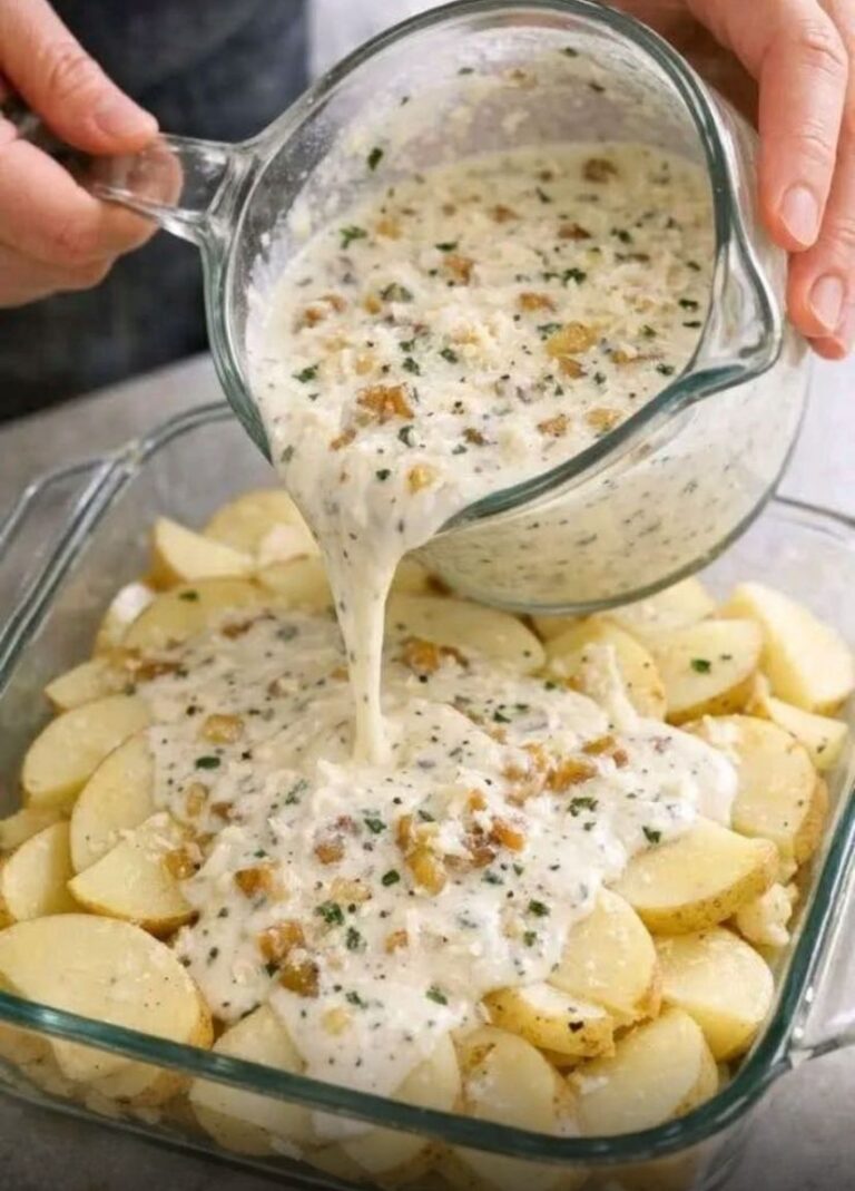 Creamy Garlic Herb Scalloped Potatoes Recipe