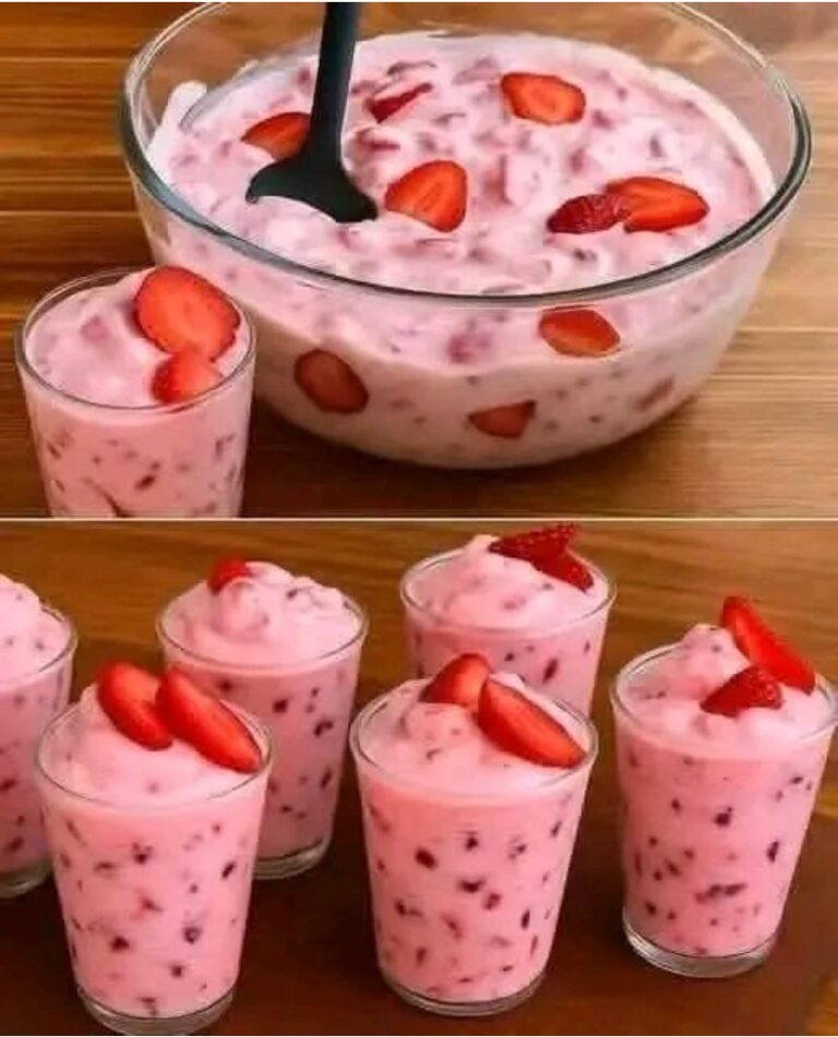 Strawberry Creamy Yogurt Dessert