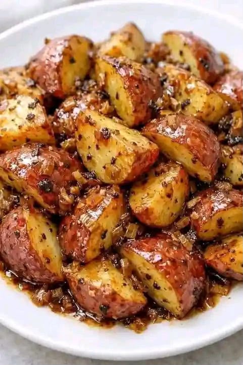 Garlic Butter Roasted Red Potatoes